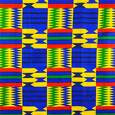 African Print Cotton—Multi-Color Blue—High-Quality African Pint Fabric—100% Polyester—Sold by the Yard—54" Inches Wide